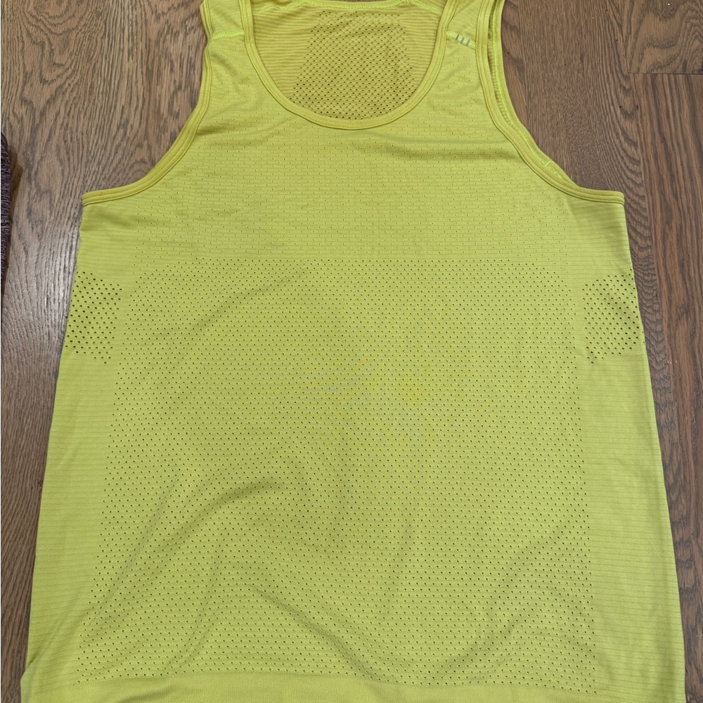 lululemon athletica Vibrant Yellow Men's Tank Top
